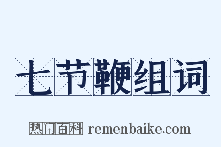 七节鞭组词是什么意思的图片